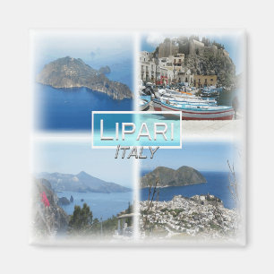 Íman IT3270 Europa, Itália, Sicília, Lipari, geladeira