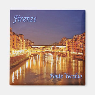 Íman IT Florence Old Bridge Ponte Vecchio - por noite