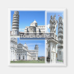 Íman IT * Itália - A Torre De Pisa Que Se Segura