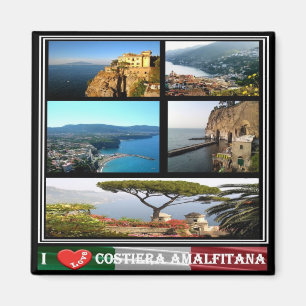 Íman IT - Itália - Costa Amalfi - I Love - Collage
