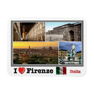 Íman IT Itália - Firenze - I Love Mosaic -