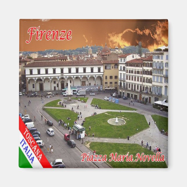 Íman IT - Itália - Florença - Piazza Maria Novella (Frente)