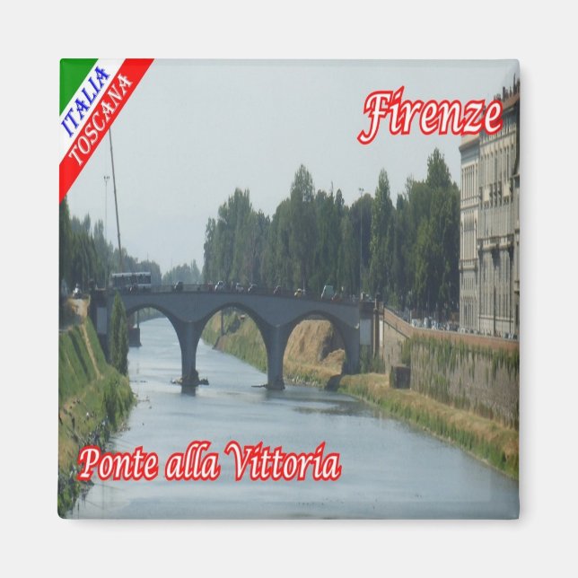 Íman IT - Itália - Florença - Ponte alla Vittoria (Frente)
