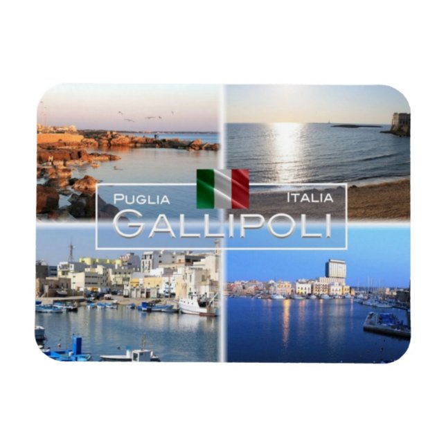 Íman IT Itália - Gallipoli - Salento - (Horizontal)