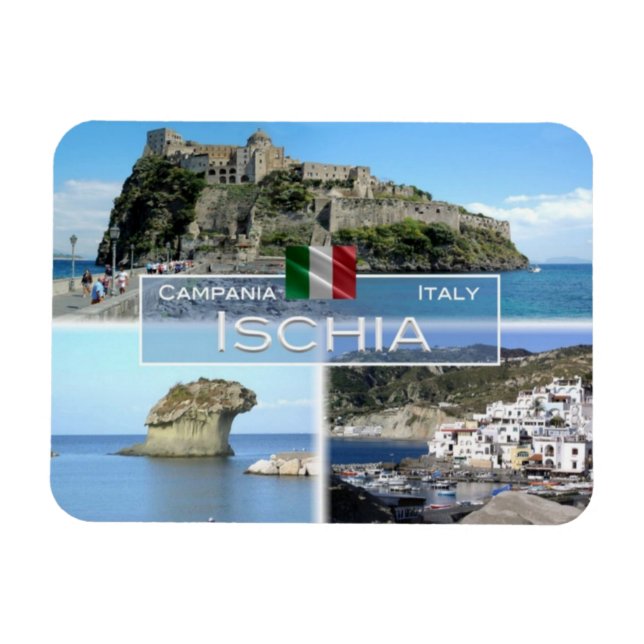 Íman IT Itália - Ischia - Borgo Sant'Angelo - (Horizontal)
