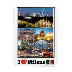 Íman IT Itália - Milano - Eu Amo Mosaico -