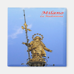 Íman IT - Itália - Milão Milano - estátua de Madonni