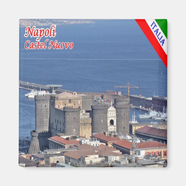 Íman IT - Itália - Nápoles - Castel Nuovo (Frente)