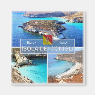 Íman IT Itália # - Sicília - Isola dei Conigli -