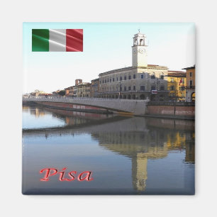 Íman IT Pisa O Palácio Praetoriano e a Torre Relógio