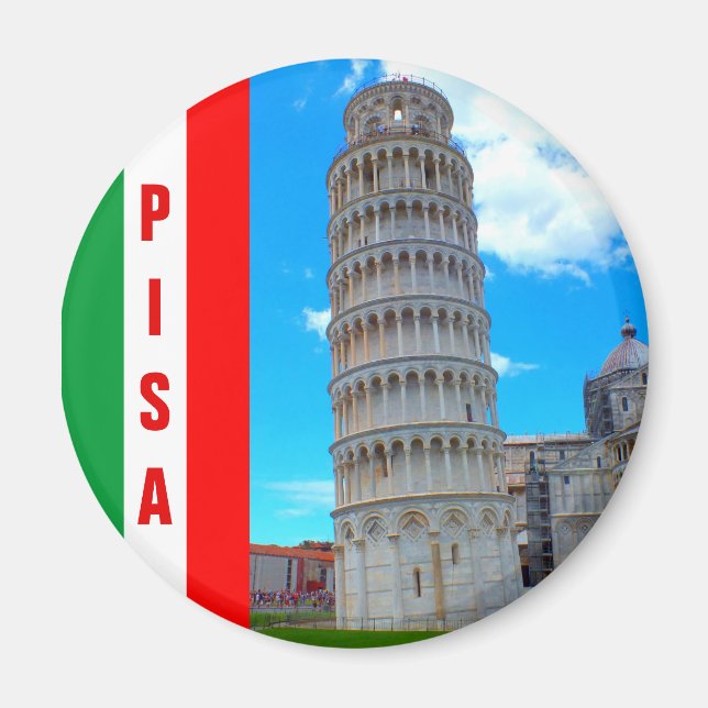 Íman Itália - A Torre Adormecida de Pisa (Frente)