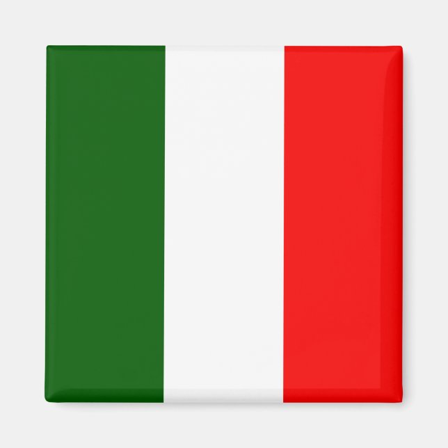 Íman Itália Bandeira de alta qualidade (Frente)