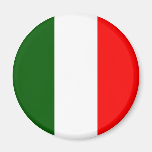 Íman Itália Bandeira de alta qualidade (Frente)