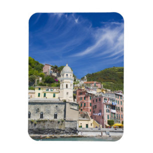 Íman Itália, Cinque Terre, Vernazza, Porto e Igreja