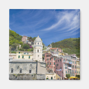 Íman Itália, Cinque Terre, Vernazza, Porto e Igreja