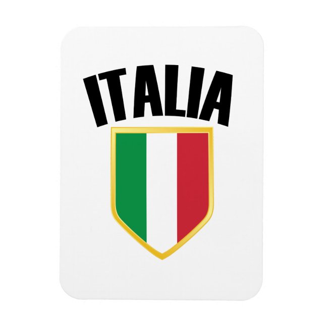 Íman Italia Crest Itália Flag (Vertical)