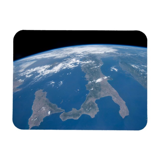 Íman Itália E Sua Ilha Sicília. (Horizontal)