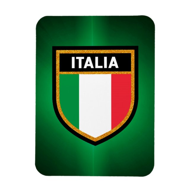 Íman Italia Flag (Vertical)