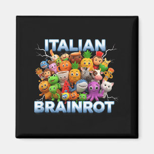 Íman Itália Italiano Brainrot Personagens de Meme Engra