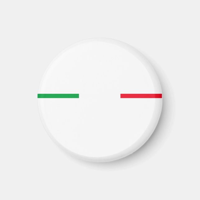Íman Itália, italiano, eu amo a Itália (Frente)