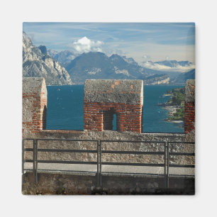 Íman Itália, Malcesine, vista do castelo do Lago