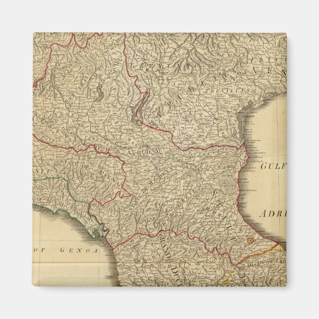 Íman Itália média, superior (Frente)