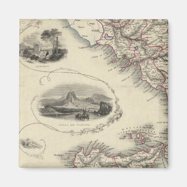 Íman Itália meridional 3 (Frente)