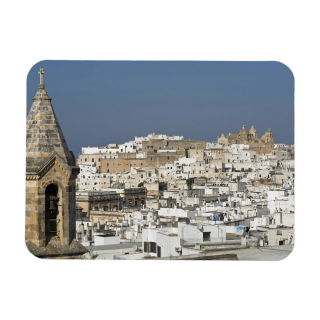 Íman Itália, Ostuni, vista de perto da cidade antiga (Horizontal)