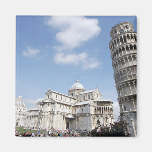 Íman Itália, Pisa. Catedral, batistério e Torre Inclina
