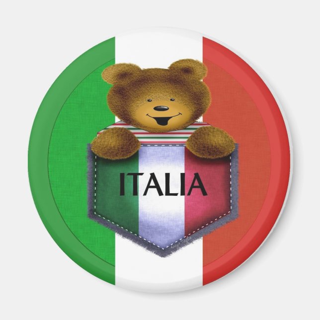 Íman Italia Pocket Bear (Frente)