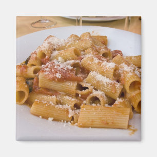 Íman Itália, Positano. Placa de exibição de rigatoni.