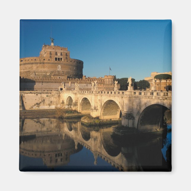 Íman Itália, Roma, Castel Sant'Angelo e rio (Frente)