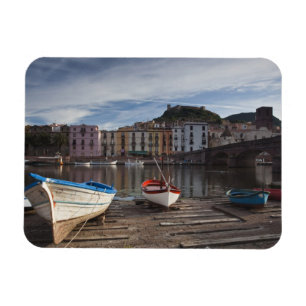 Íman Itália, Sardenha, Bosa. Rio Temo e Ponte