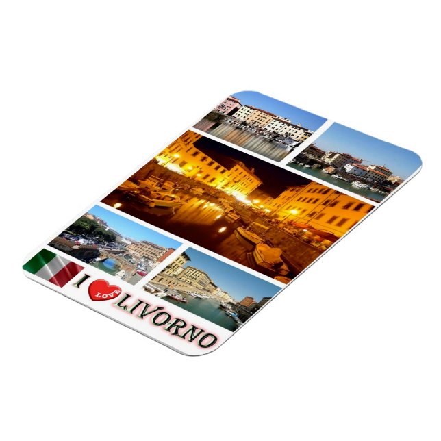 Íman Itália - Toscana - Livorno - Mosaico - (Left Side)