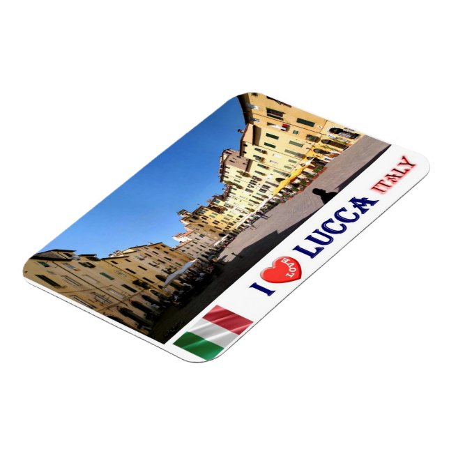 Íman Itália - Toscana - Lucca - I Love - (Left Side)