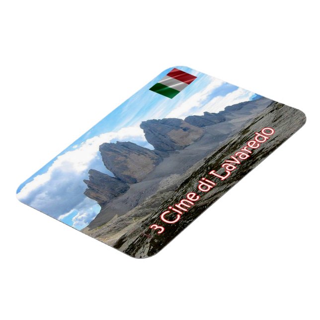 Íman Itália - Trentino Alto Adige Südtirol - Três picos (Left Side)