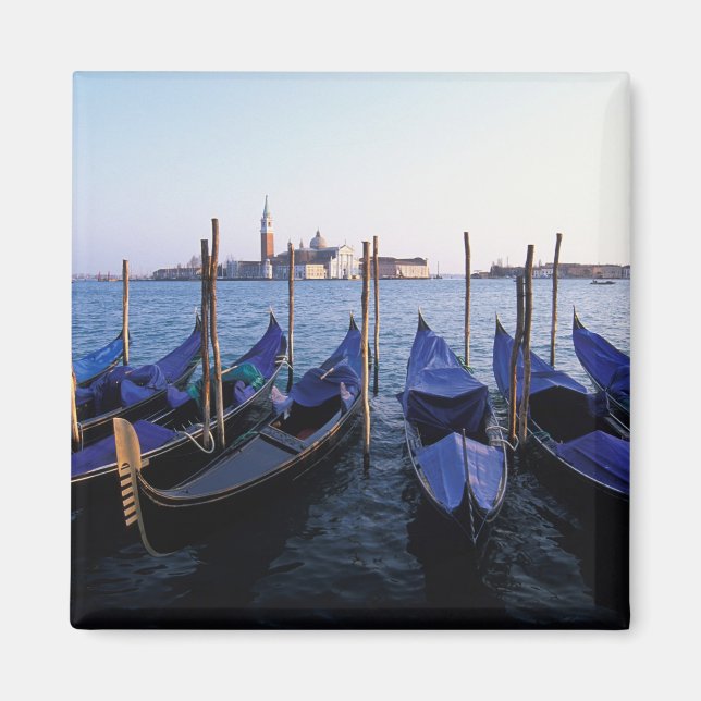 Íman Itália, Veneto, Veneza, Fileira de Gôndolas e San (Frente)
