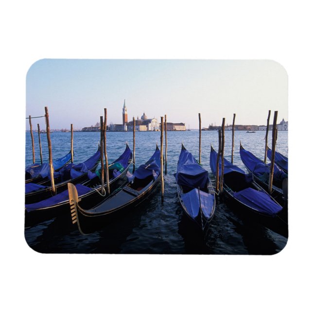 Íman Itália, Veneto, Veneza, Fileira de Gôndolas e San (Horizontal)