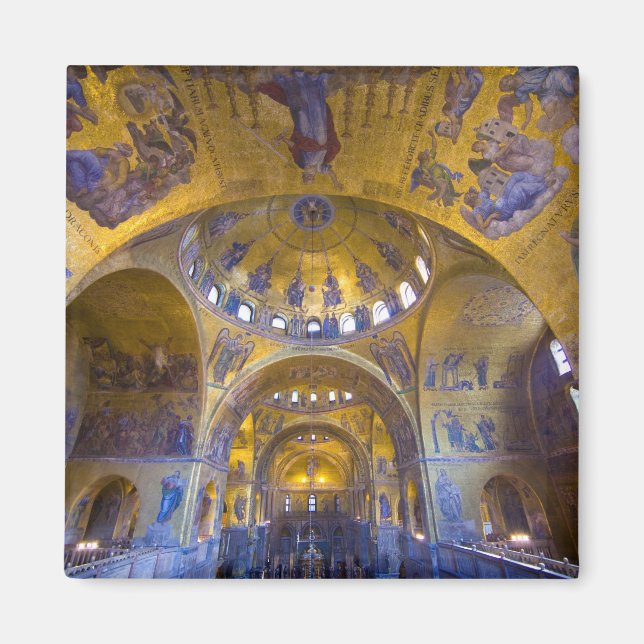 Íman Itália, Veneza. Interior da Catedral de São Marcos (Frente)
