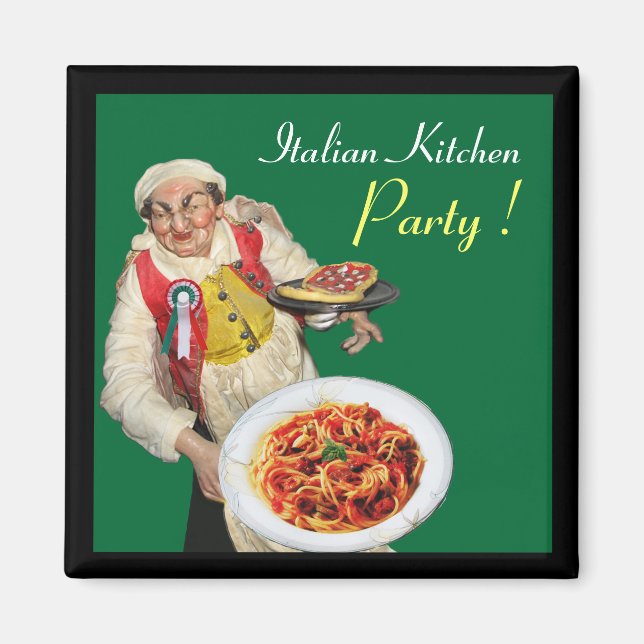Íman ITALIANO KITCHEN, verde (Frente)