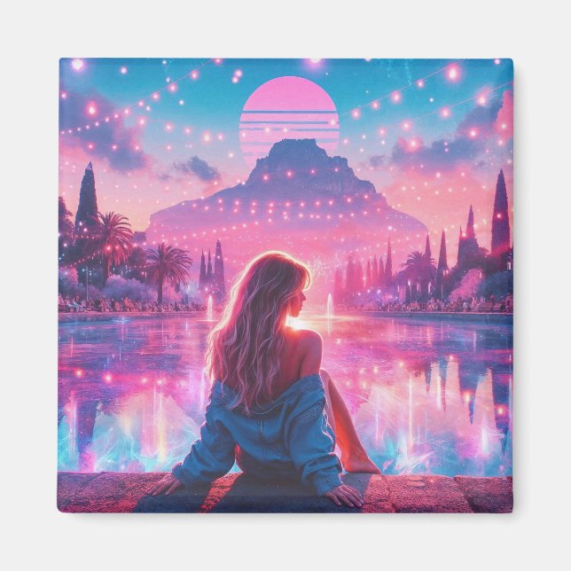 Íman Italy | Ethereal Dreamy Urban Vaporwave Retrowave (Frente)