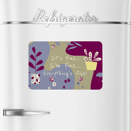 Íman It's Fine Flexible Photo Magnet