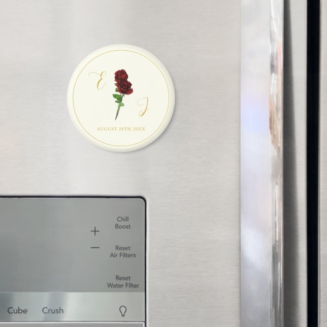 Íman Ivory Dourada Rosa Wedding (In Situ (Fridge))