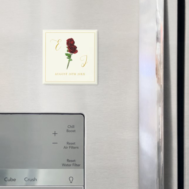 Íman Ivory Dourada Rosa Wedding (In Situ (Fridge))