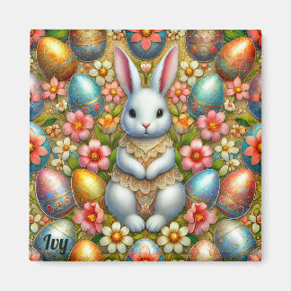Íman IVY ~ Easter Bunny and Eggs ~ 