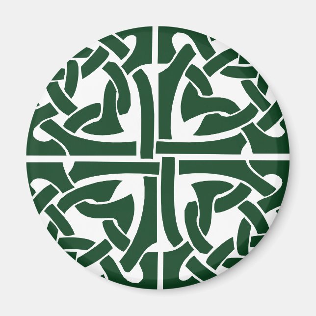 Íman Ivy Green Celtic Knotwork (Frente)