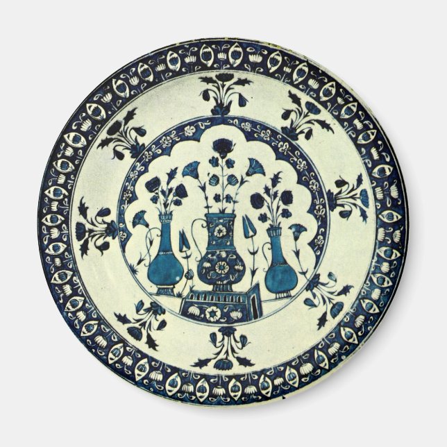 Íman Iznik Blue Vase Magnet (Frente)