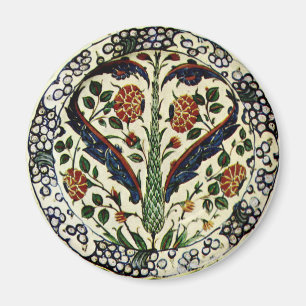 Íman Iznik Feather Heart Magnet