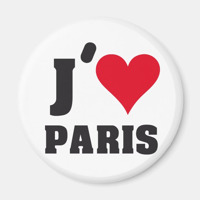 ÍMAN J´AIME PARIS (Frente)