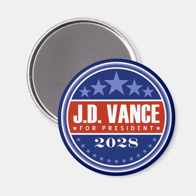 Íman J.D. Vance Presidente 2028 (Front/Back)